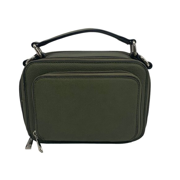K Carroll Green Vegan Leather Kelsey Crossbody - Picture 1 of 11